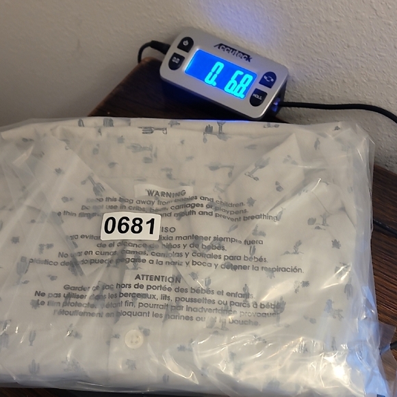 Old Navy Men Button Up Shirt Size L Slim Fit Short Sleeve Cactus Western Print - Picture 10 of 11